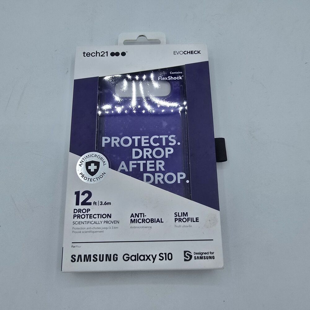 Tech21 Evocheck Ultra Violet For Samsung Galaxy S10 New